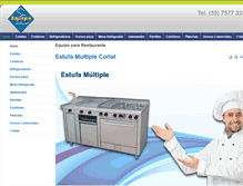 Tablet Screenshot of equipopararestaurante.com